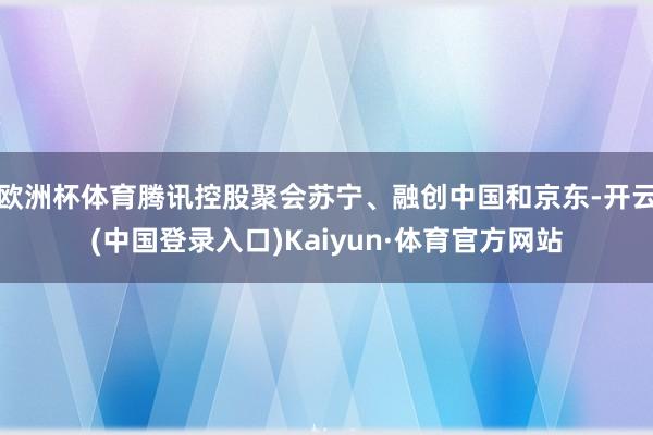 欧洲杯体育腾讯控股聚会苏宁、融创中国和京东-开云(中国登录入口)Kaiyun·体育官方网站