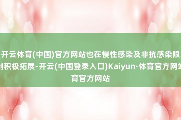 开云体育(中国)官方网站也在慢性感染及非抗感染限制积极拓展-开云(中国登录入口)Kaiyun·体育官方网站