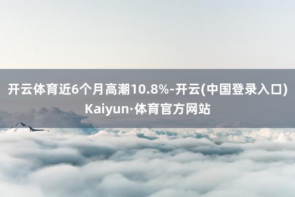 开云体育近6个月高潮10.8%-开云(中国登录入口)Kaiyun·体育官方网站